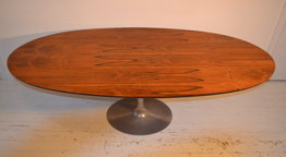 Arkana Rosewood & Steel Tulip Dining Table